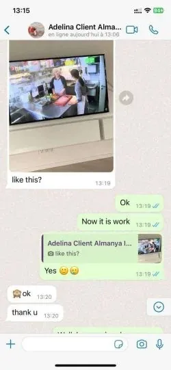 Verified WhatsApp customer conversation 3